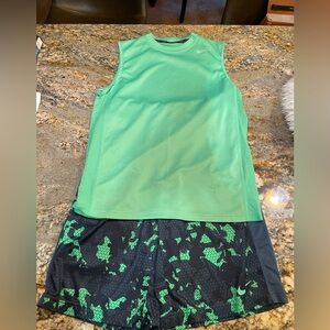 Nike Boys Sleeveless Performance Tank in Mint